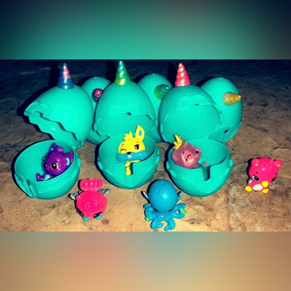 5 Unicorn Mini Hatchimal Eggs With 1 Surprise Hatchimal inside! - Picture 4 of 4